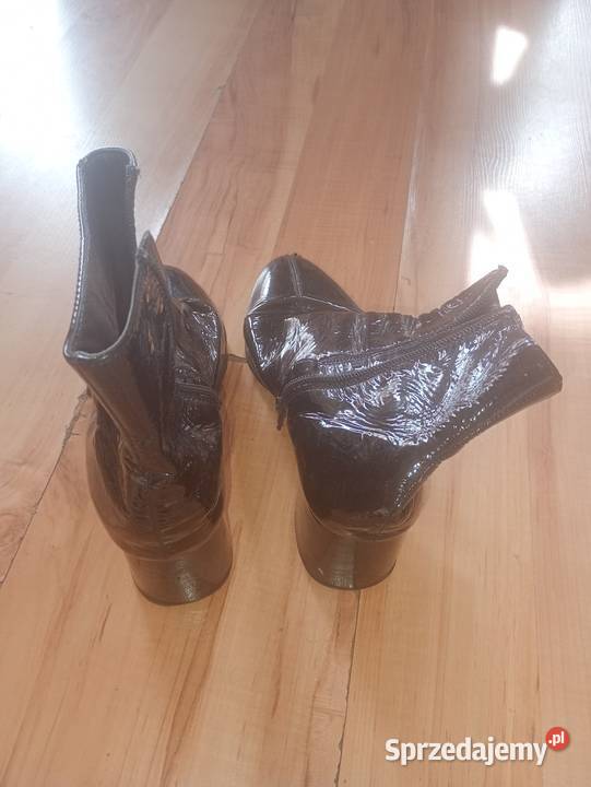 buty damskie 39 czarne błyszczące PRIMAMDOR na Szczecin