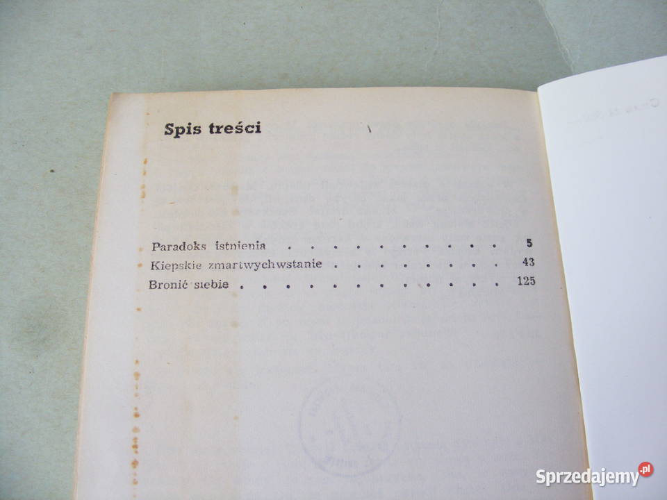 Kolumbowie Rocznik 20 tom 1 3 Paradoks istnienia