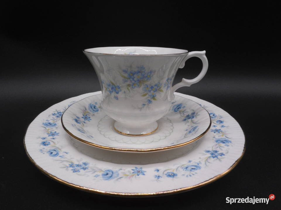 Zestaw śniadaniowy trio Royal Malvern Bone China wielkopolskie Raszków
