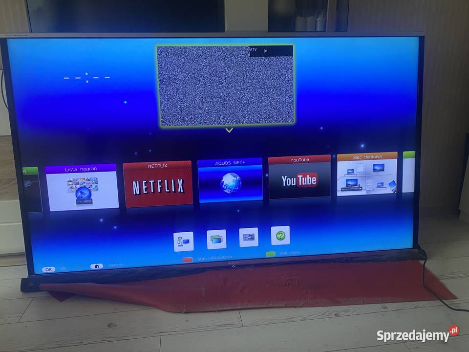 Telewizor sharp 3D 80 potężny Sharp Grudziądz