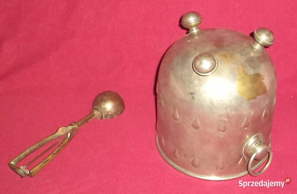Stara gałkownica łyżka wiaderko do lodu punca Piekary Śląskie