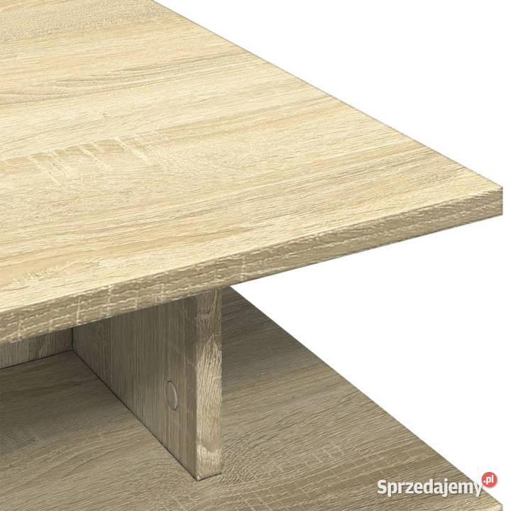 Stolik kawowy dąb sonoma 102x55x35 materiał Warszawa