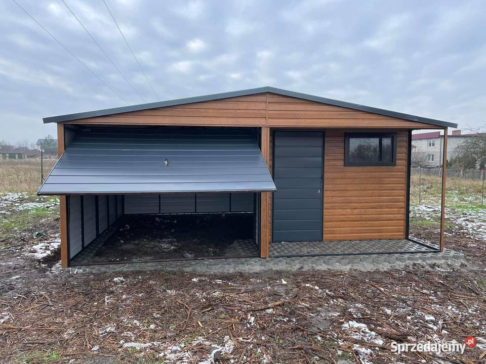 Garaż blaszany wnęka Wzmocniony PROFILAMI śląskie Rybnik