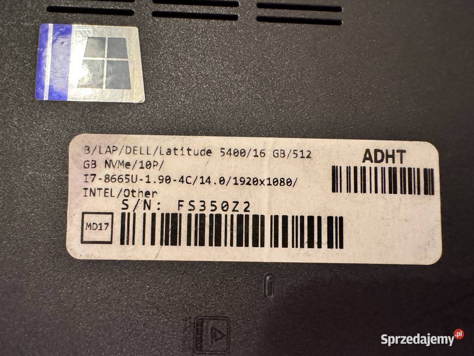 Laptop Dell Latitude 5400 i78665U 16 GB 512 GB Dell