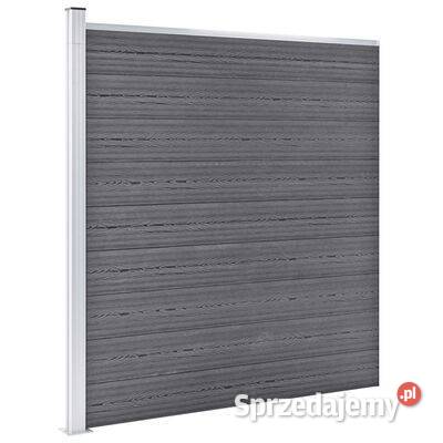 vidaXL Ogrodzenie do ogrodu WPC 1737 x 186