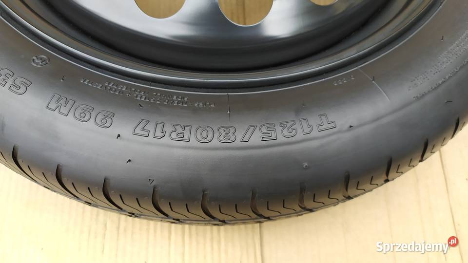 Orginał Koło dojazdowe 17 5x108 Volvo S60 V60 Miejska Górka