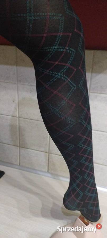 Rajstopy we wzory na czarnym tle Company Fashion lubelskie Lublin