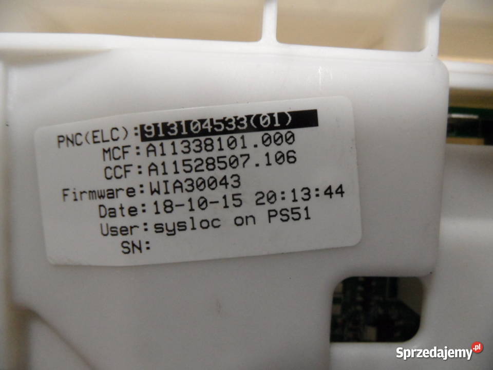 programator pralki electrolux EWT11262ILW Radlin