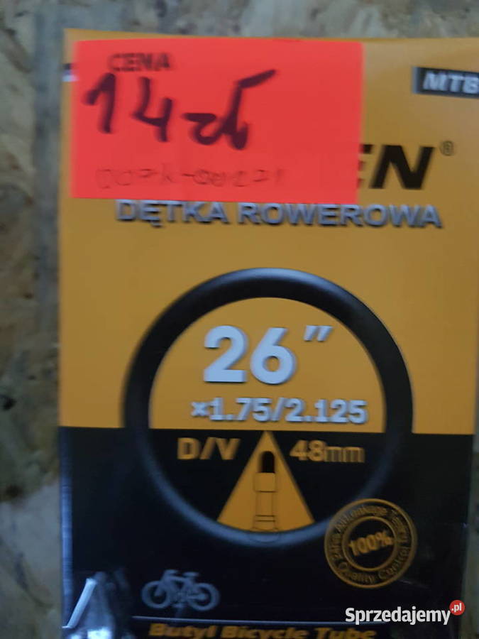 Dętka CST 26 x 1752125 z rowerowy AV 48 mm Głogowa
