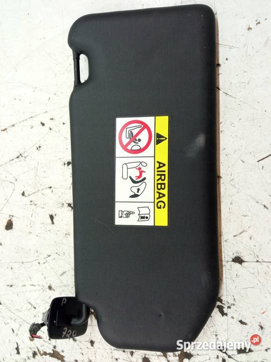 DASZKI PRZECIWSŁONECZNE PRAWY PASAŻERA OSŁONA Osłony i zaślepki