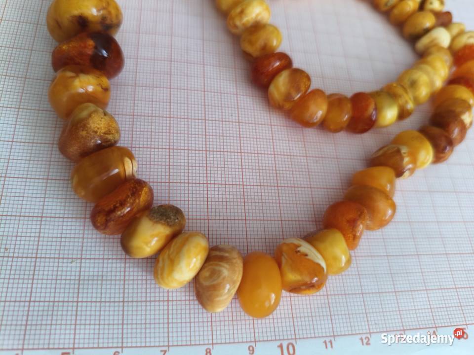 Naszyjnik Bursztyn Vintage podlaskie
