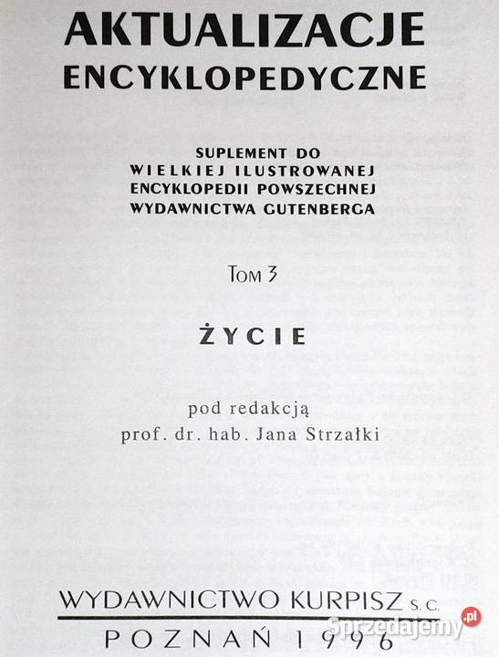 Aktualizacje Encyklopedyczne Życie Tom 3 Chełm