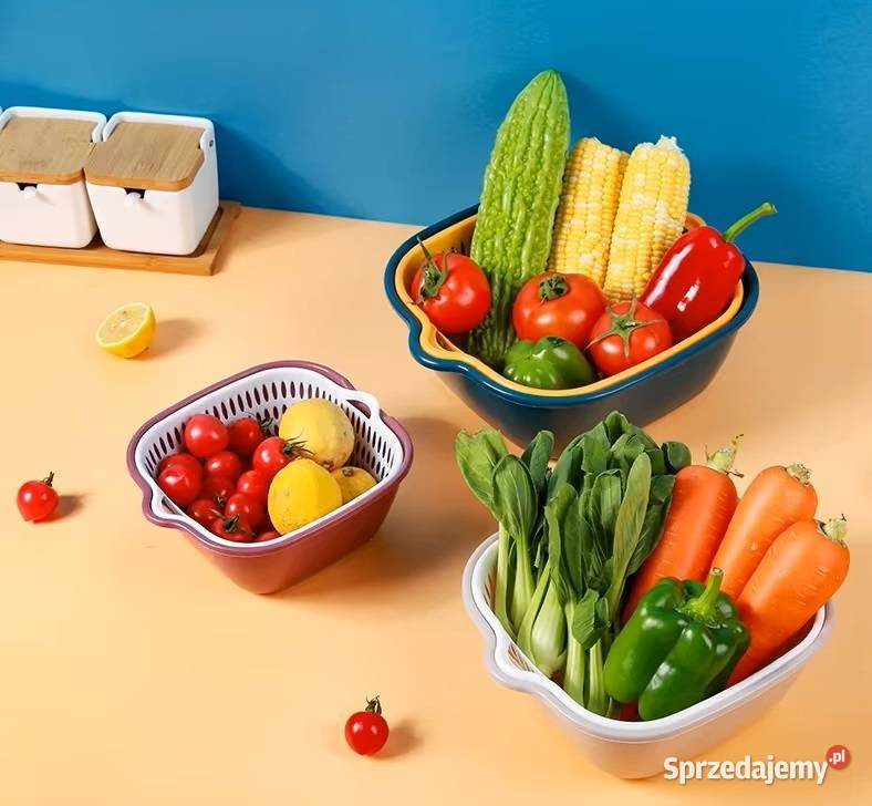 Koszyk na Owoce Warzywa Dwuczęściowy Pozostałe Sieradz sprzedam