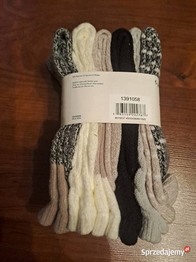Skarpety 6 Lucky Brand podkolanówki Rzeszów sprzedam