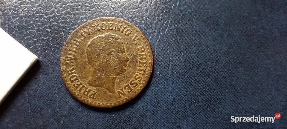 Stare monety 1 srebrny grosz 1842 A Niemcy podkarpackie Lesko