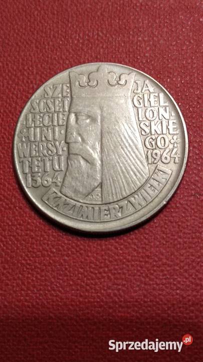 Moneta 10 1965r Numizmatyka Kraków
