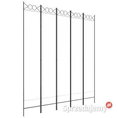 vidaXL Parawan 5panelowy biały 200x220 Warszawa sprzedam