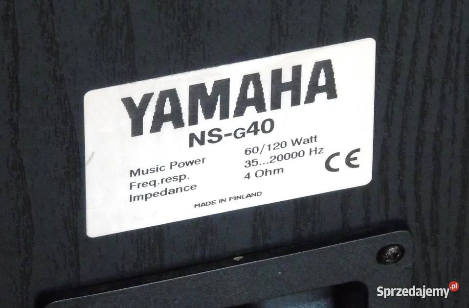 Świetne kolumny Yamaha NSG40 DOSTAWA podkarpackie