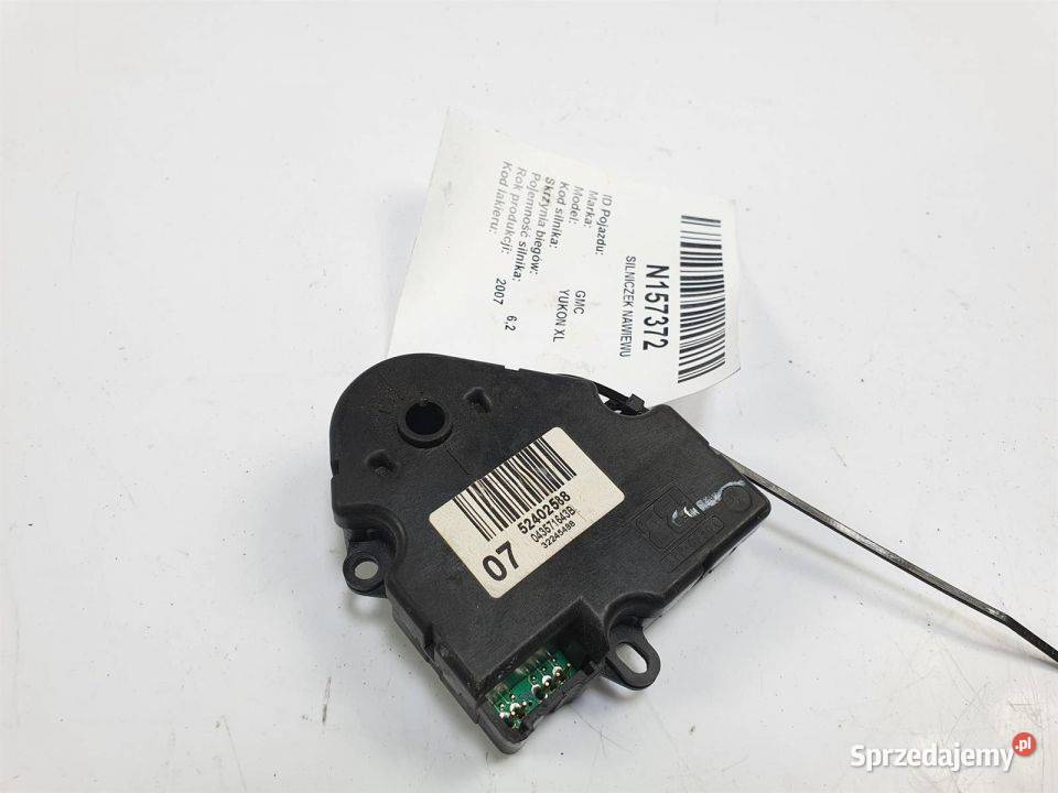 SILNICZEK NAWIEWU GMC YUKON XL 52402599 kujawsko-pomorskie Lipno