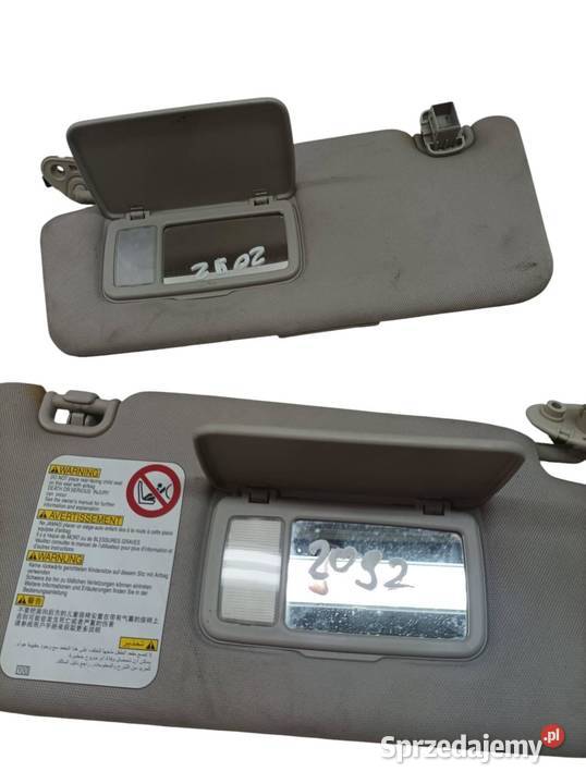 DASZKI PRZECIWSŁONECZNE LEWY PRAWY OSŁONA KPL sprzedam