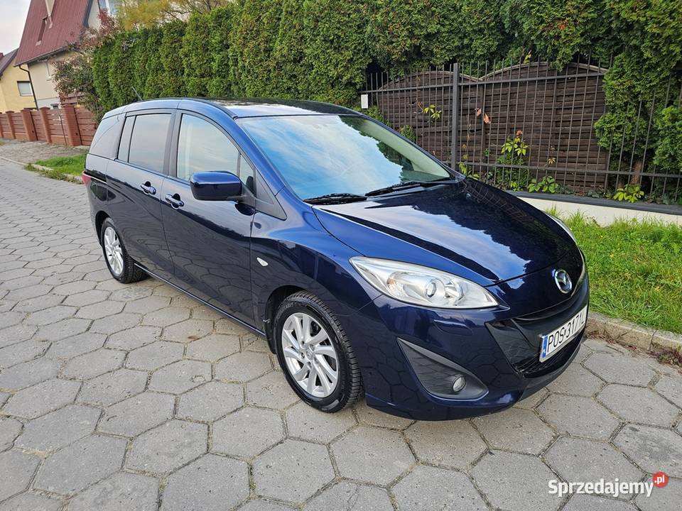 Mazda 5 II 20 MPI 144 201112 r Bogate Wyposaż garażowany