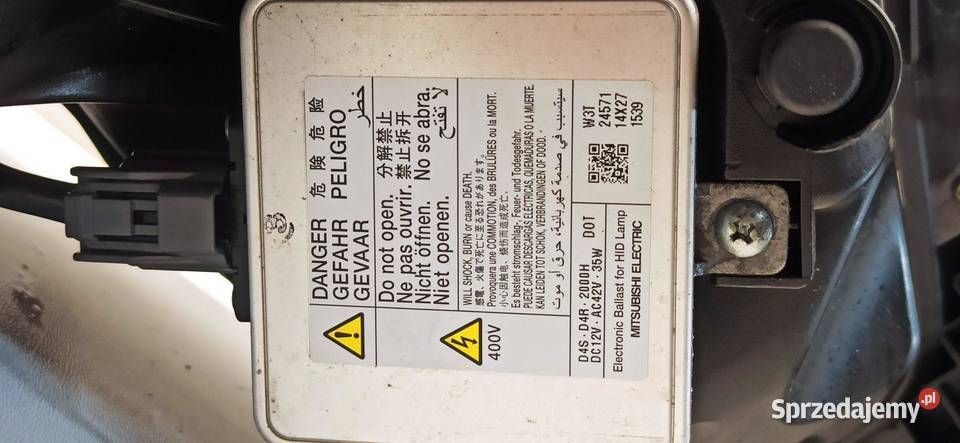 MAZDA 3 LAMPA LEWY PRZÓD ANGLIK BHT551040 RHD osobowe Części samochodowe dolnośląskie