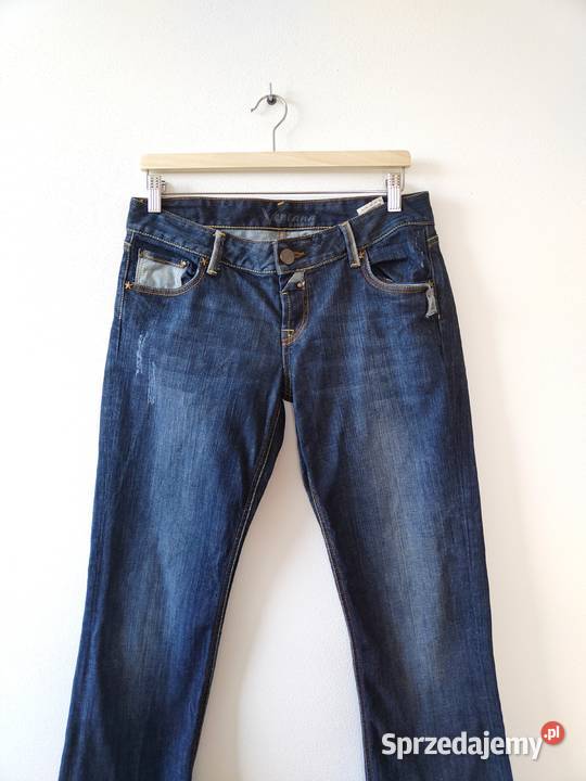 Jeansowe spodnie Ventana Dzwony Vintage 80 90s Jasło