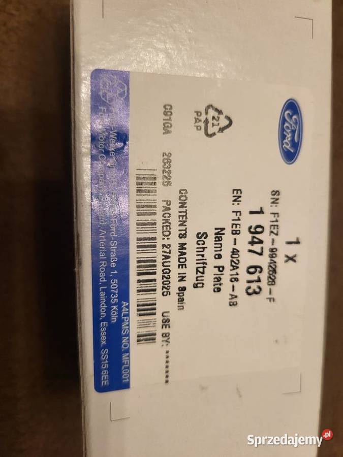 Ford LogoZnaczek Emblemat Ford Ford Focus