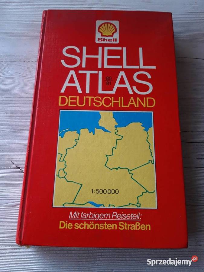 Shell Atlas Deutschalnd 1980 1981 śląskie Bielsko-Biała