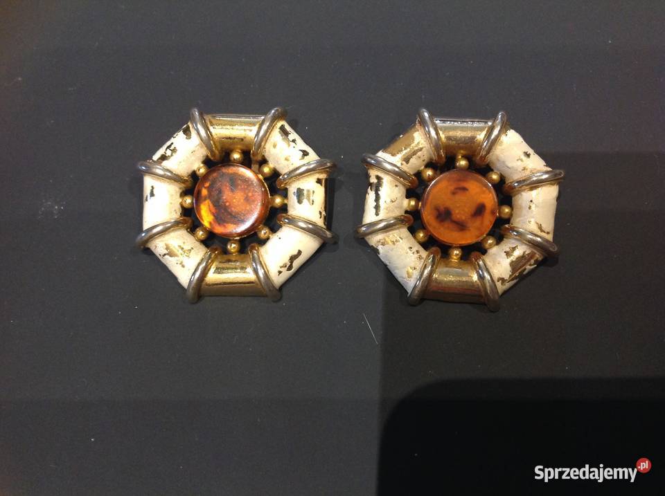 Vintage Klipsy do Uszu Damskie Christian Dior