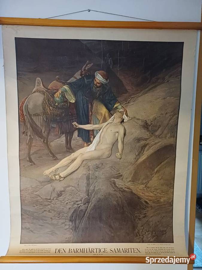 vintage litografie na płótnie małopolskie Nowy Targ