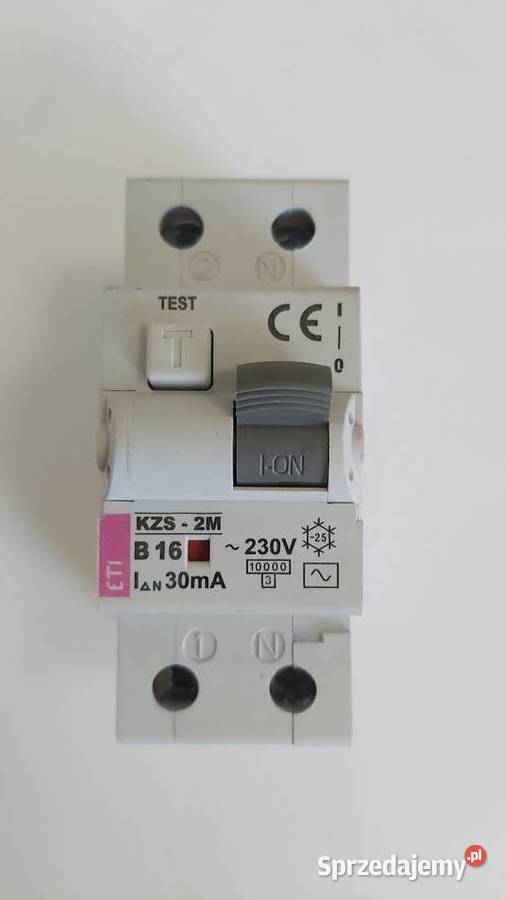 Wyłącznik różnicowonadprądowy KZS2M B16 30mA ETI Elektryka i akcesoria Wyszków
