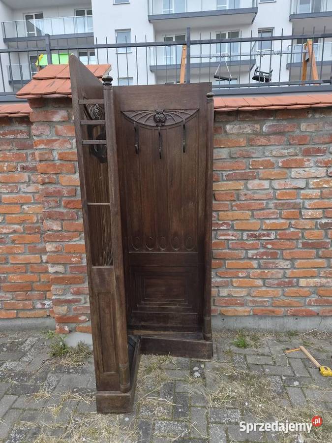 Secesyjna garderoba wieszak Szczecinek