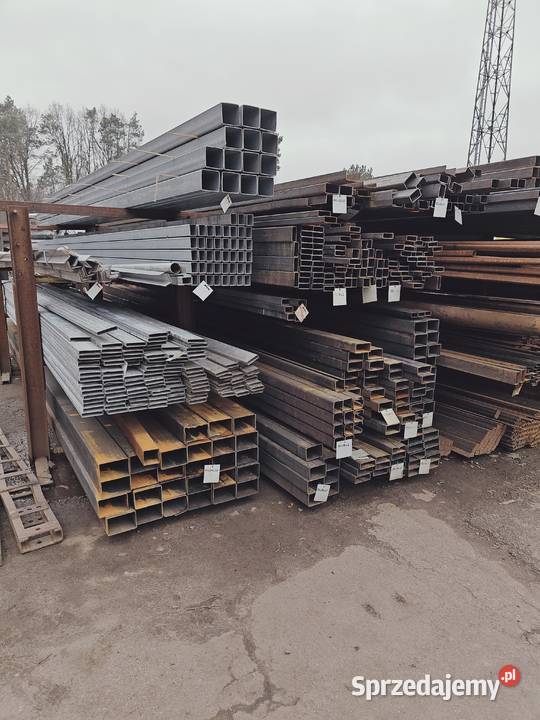 Materiał stalowy profile kątowniki rury Łagów