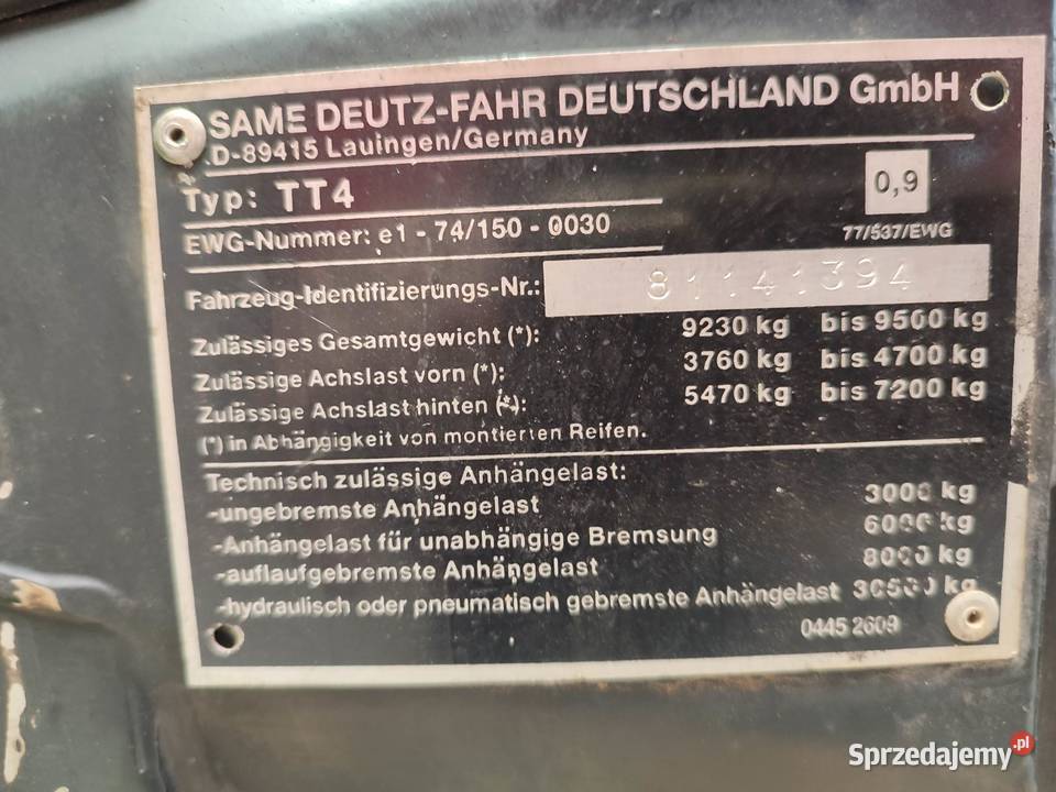 Chłodnica oleju Deutz Fahr 150 Wilkowo sprzedam