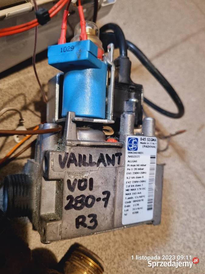 Części z demontażu Vaillant VUI 2807 R3 Wrocław