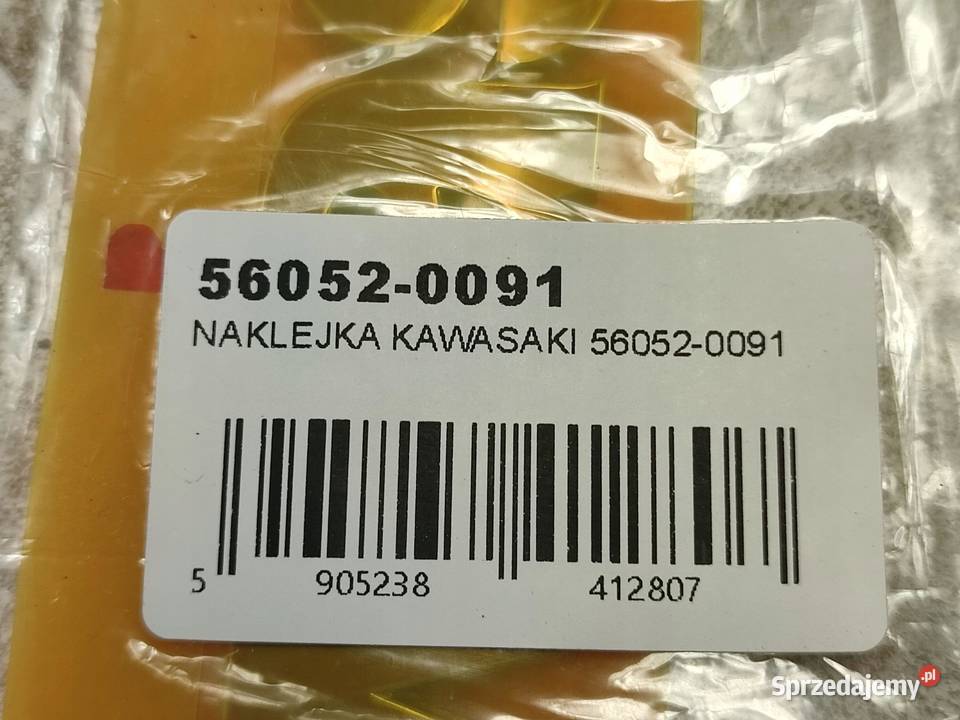 NAKLEJKA EMBLEMAT NA BAK PRAWA STR KAWASAKI