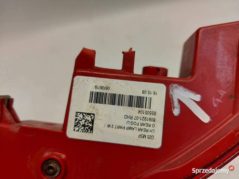 BMW G05 X5 30d 2019r ŚWIATŁO PRZECIWMGIELNE LEWE