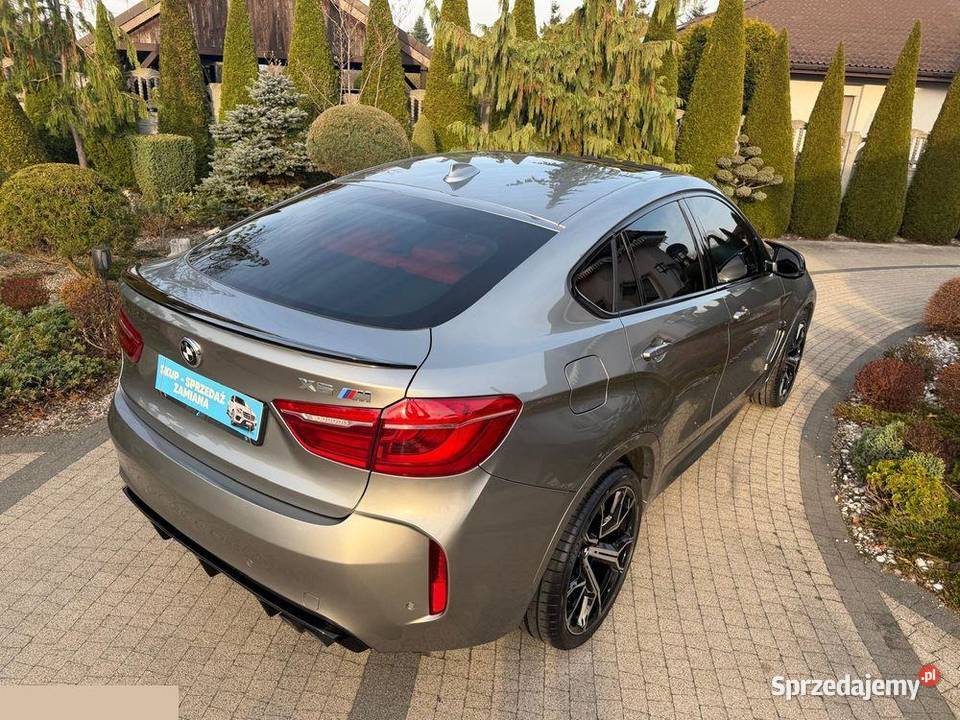 BMW X6M 44 Benzyna 575 4x4 2017r niski przebieg X6 M Krotoszyn
