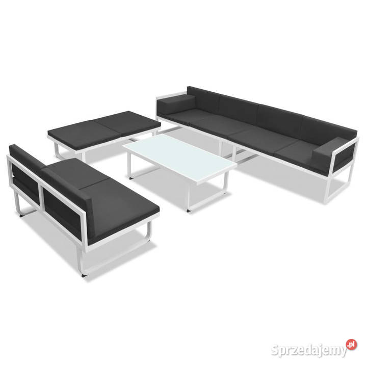 5cz zestaw mebli do ogrodu textilene aluminium Warszawa