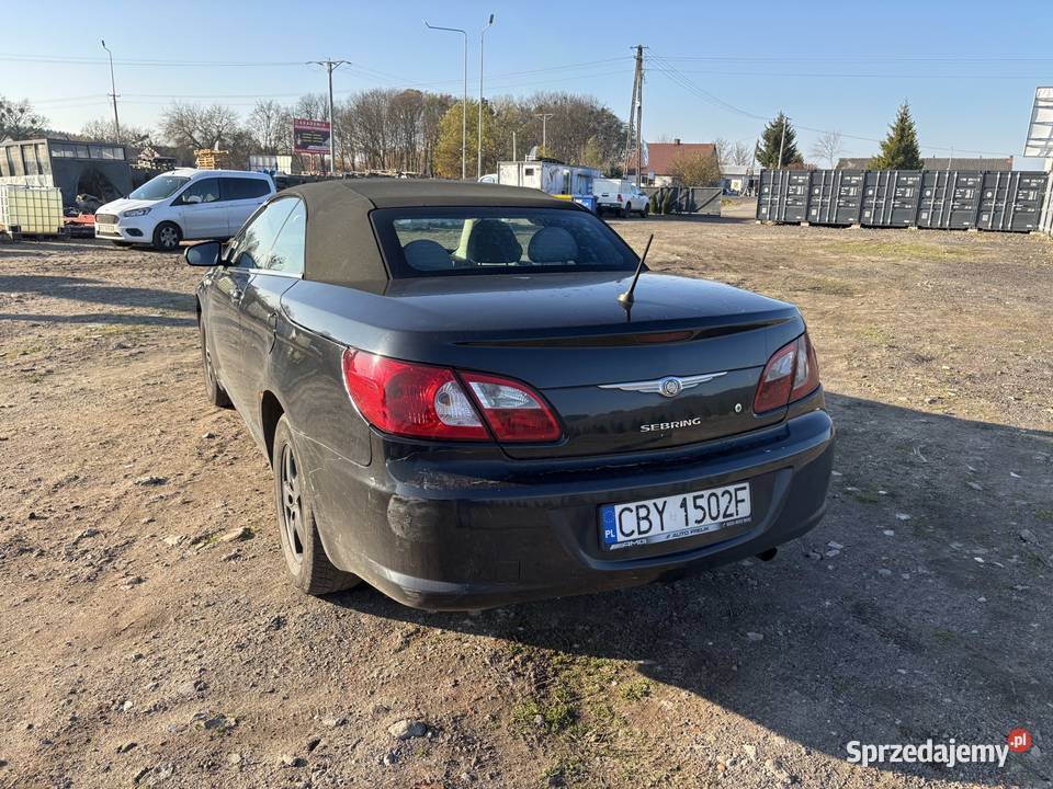 Chrysler sebring cabrio 2007 r przebieg 150 20 kujawsko-pomorskie Osielsko
