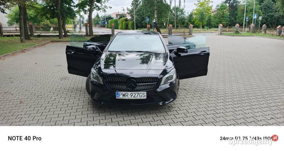 Mercedes CLA 200 16 Benzyna 2015 r szyberdach Września