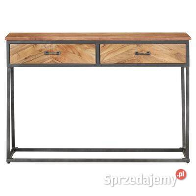 vidaXL Stolik konsola 110 x 35 x 75 lite drewno Warszawa