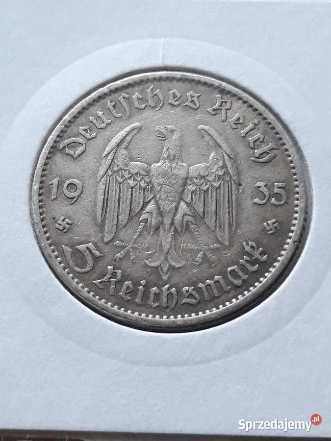 5 Marek NiemcyPoczdam 1935 rmen A 5 J Numizmatyka