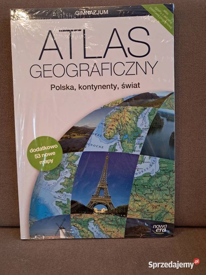 Atlas geograficzny. Polska, kontynenty, świat