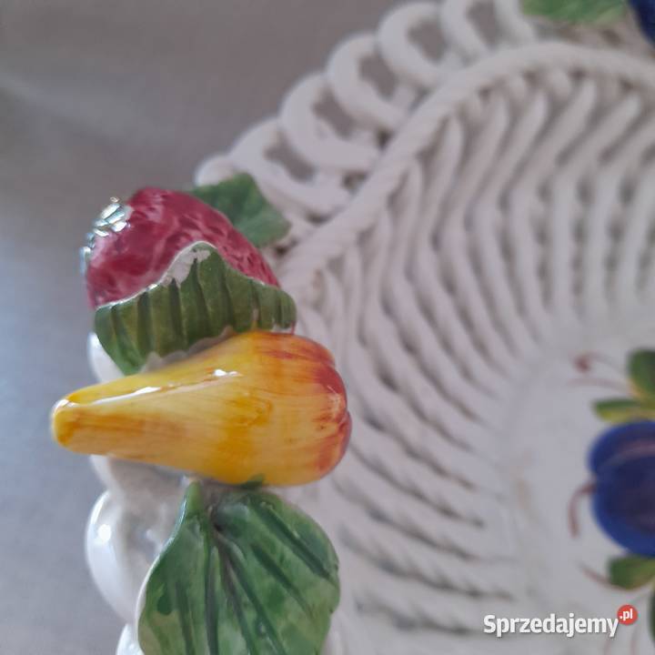 Misa koszyk na owoce patera ceramika Włochy dolnośląskie