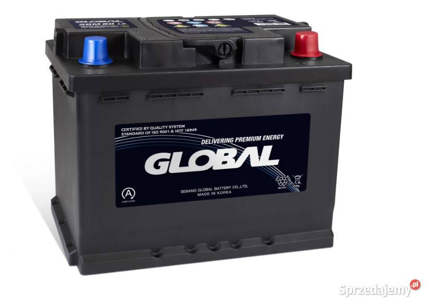 Akumulator Global AGM STARTSTOP 60Ah 640A