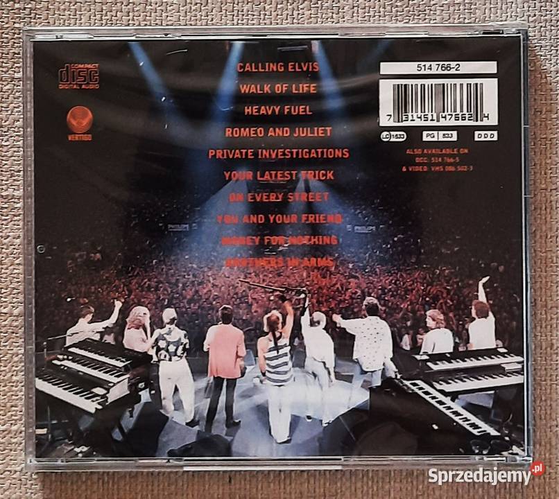 Koncert Album CD DIRE STRAITS On The Night Cd CD śląskie Katowice