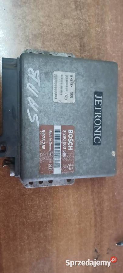 SAAB 9000 komputer sterownik 0280000566 8978355 osobowe Rakoniewice