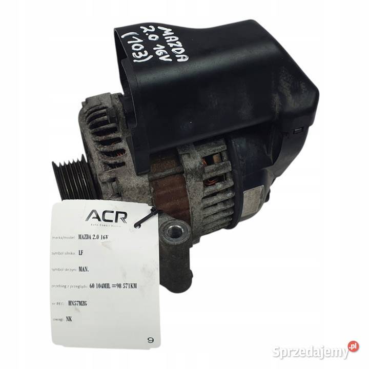 ALTERNATOR Mazda 6 II GH 20 16V A2TJ0391B 100A Układ elektryczny, zapłon lubelskie